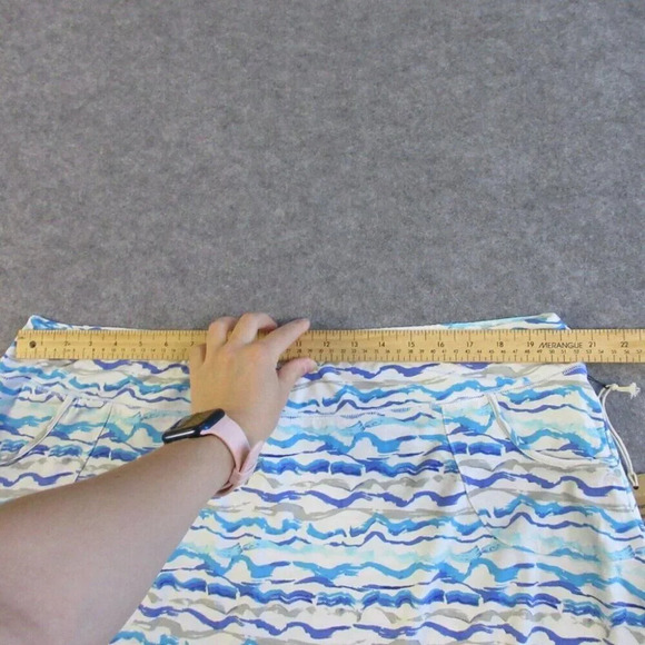 Escape Habitat Womens Mini Skirt Skort XXL Blue Rayon Performance Golf 368 - Picture 2 of 12